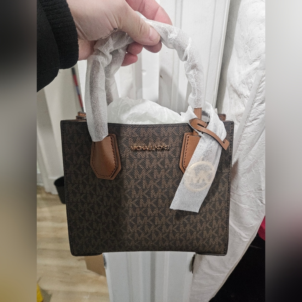 Michael Kors Brown Monogram Tote